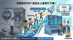 花了大錢買 ERP，結果員工只會用來打卡？線上課程拯救你的投資報酬率